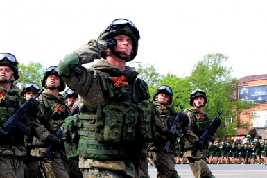 Парад Победы прошел в Уссурийском городском округе
