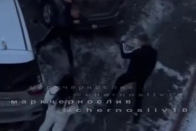 Драка. Скриншот видео тг-канал (18+) mark2_che