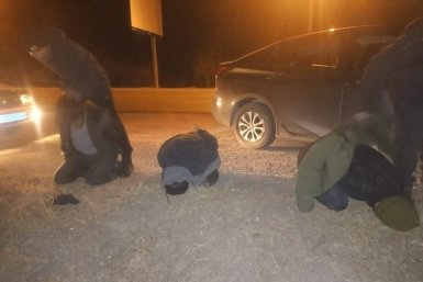 Момент задержания пресс-служба ОМВД России по Приморскому краю