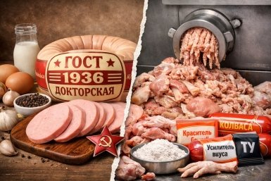 Колбаса в СССР Сгенерировано ИИ