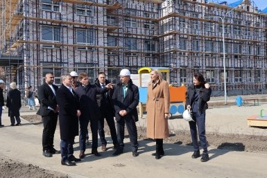 Олег Кожемяко проверил крупные стройки Уссурийска Александр Шепырев, ИА UssurMedia