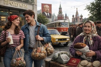 Жизнь в СССР Создано при помощи ИИ
