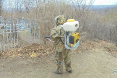 Обработка кладбищ от клещей пресс-служба администрации УГО