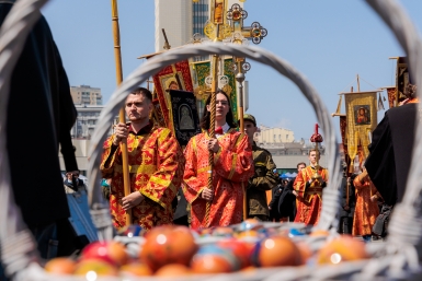 Пасха,  яйца Евгений Кулешов, ИА PrimaMedia