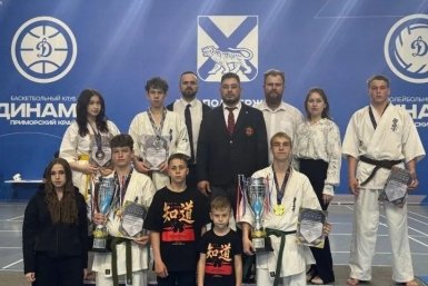 Участники из Уссурийска предоставлено АНО &quotАкадемия Киокусинкай г. Уссурийск&quot ФКР