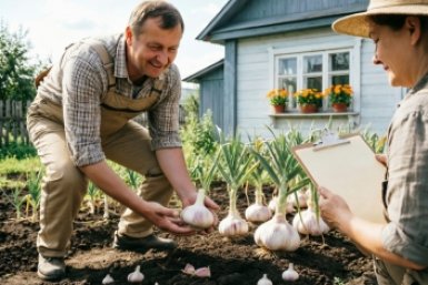 Чеснок размером с яблоко: 3 простых правила от агрономов, которые работают на 98%