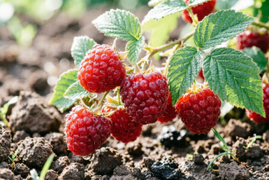 15 грамм на 10 литров: малина слаще меда — огромная и ароматная, а ветки гнутся от ягод