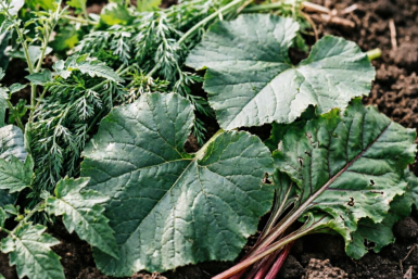 Вместо навоза, золы и крупы: швыряю на грядки эту ботву и рублю лопатой — мощный "витаминный салат" для земли