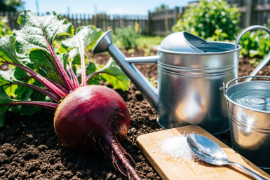 1 ст. ложка соли на 10 л воды — и это не свёкла, а чистый сахар: удобряю так, что плоды лопаются от сладости и не теряют цвет