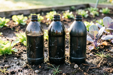 3 бутылки на грядки, и огурцы сажаю смело — без теплицы и укрытий, возвратные заморозки не страшны