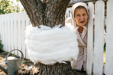 Соседи крутили у виска, а теперь делают также: деру подушку и цепляю на деревья — тля проходит мимо