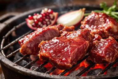 Раз - и шашлык с кавказкой ноткой готов: готовлю по рецепту актрисы Хилькевич - вся суть в гранате