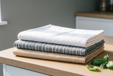 Кухонные полотенца белее облаков и не воняют: стираю в микроволновке за 5 минут — даже пятилетние пятна растворяются