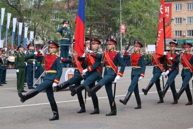 Парад в честь 81-летия Победы в ВОВ Анна Маринец, ИА UssurMedia