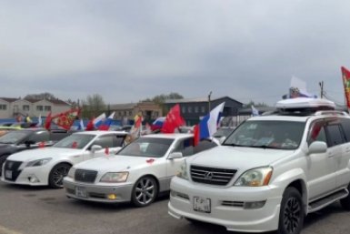 Автопробег пресс-служба Восточного военного округа