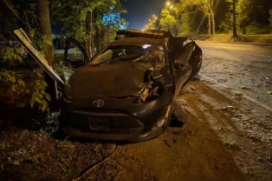 Три человека пострадали в ночном ДТП в Уссурийске