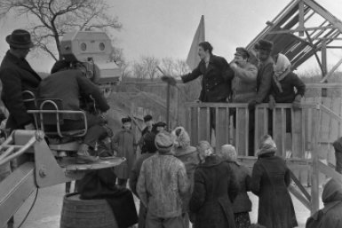 Съемки фильма &quotХлеб&quot Николай Назаров, из коллекции музея имени Арсеньева, опубликовано на сайте Госкаталог (12+)