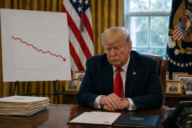Рейтинги Трампа падают на фоне провалов Создано при помощи ИИ