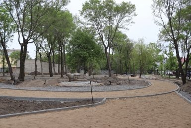 Реконструкция городского парка Евгения Клименко, ИА UssurMedia