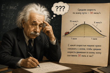 Эйнштейн ошибся, а вы? Сгенерировано ИИ