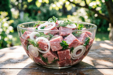 Экспресс-маринад для шашлыка: 3 хитрости - через 20 минут мясо готово. Даже жесткая говядина станет нежнее масла!