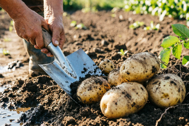 Июльская подкормка картофеля: 5 пшиков на ботву - и даже бедная почва выдаст гигантские клубни