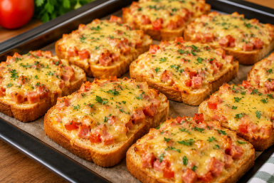 Получаются вкуснее пиццы - горячие бутерброды как в столовке СССР: готовятся и в микроволновке, и в духовке