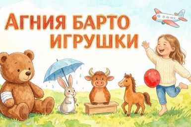 "Уронили мишку на пол" — как дальше? Заполните все пропуски в стихах Агнии Барто