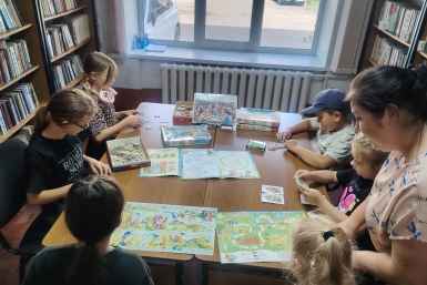 Игротека в библиотеке &quotЛюбимые герои любимых книг&quot предоставлено библиотекой № 12