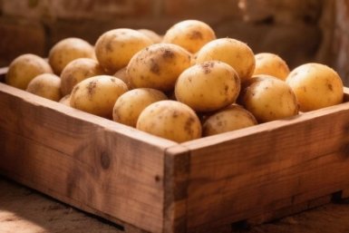 3 шт. в ящик с картошкой: Ни 1 клубень не прорастёт до весны — и гнили тоже нет