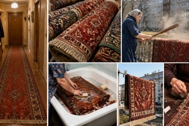 Она лежала в коридоре у всех в СССР: откуда взялась ковровая дорожка