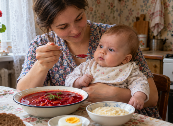 "Дайте младенцу борща и желток!": советские рецепты прикорма, которые сегодня признали преступлением