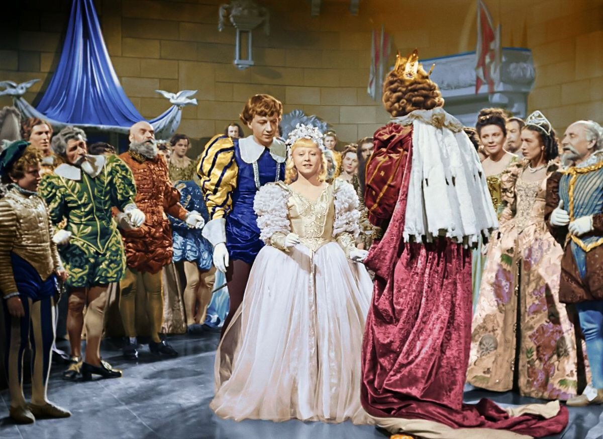 Сказки Советского союза кадр из сказки &quotЗолушка&quot, 1947 год