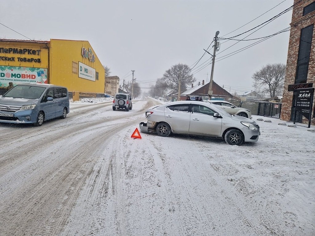 Место аварии представлено Госавтоинспекцией Уссурийска