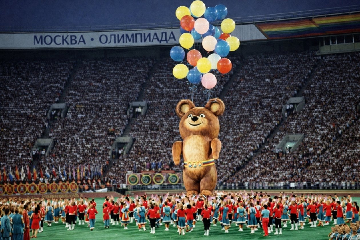 Олимпиада-80 сгенерировано ИИ Qwenlm.ai (18+)