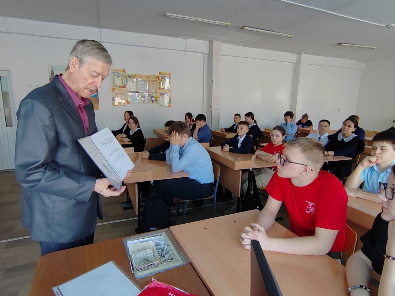 Урок мужества предоставлено пресс-службой ОМВД России по городу Уссурийску