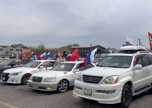 Автопробег пресс-служба Восточного военного округа