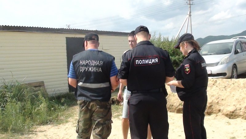 Проверки на пляжах Пресс-служба УМВД России по Приморскому краю
