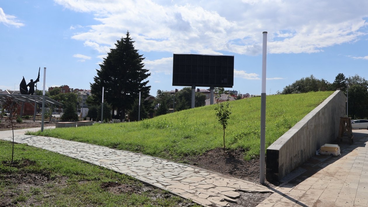 Озеленение центральной площади