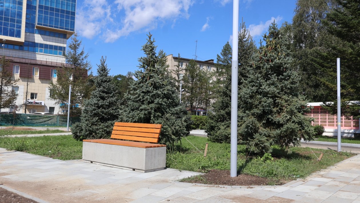Озеленение центральной площади