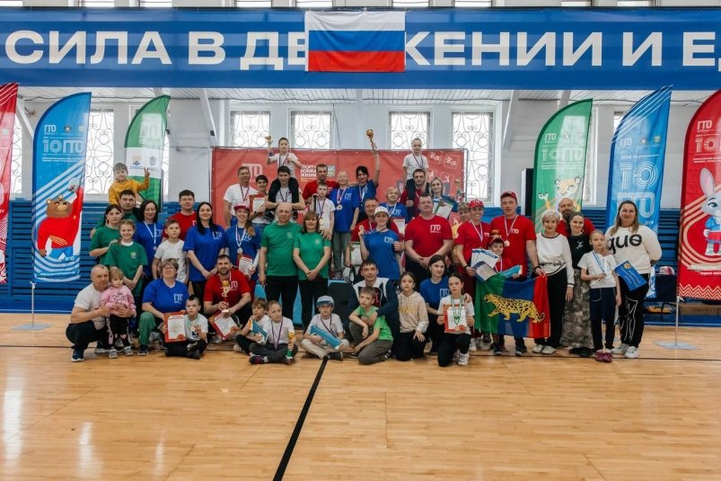 Семья Мухачевых из Уссурийска завоевала серебро на краевом фестивале ГТО