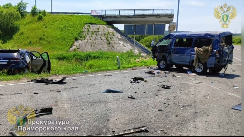 Смертельное ДТП с участием двух автомобилей произошло в Уссурийске