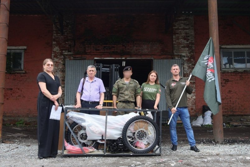 Спортивные мотоциклы солдатам на СВО подарил предприниматель из Уссурийска