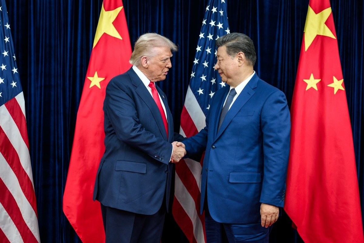 Президент США Дональд Трамп и лидер КНР Си Цзиньпин Пресс-служба Белого дома