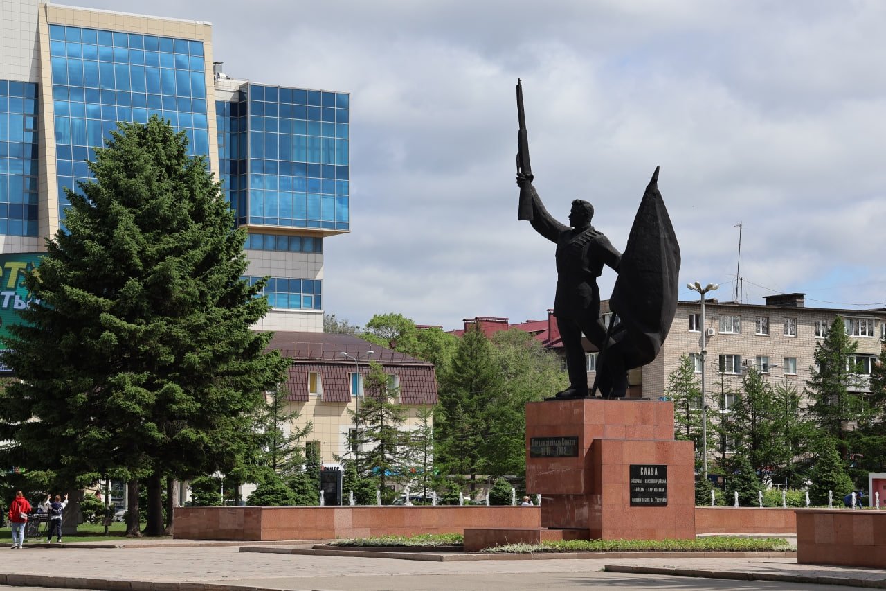 Уссурийск, центральная площадь Александр Шепырев, ИА UssurMedia