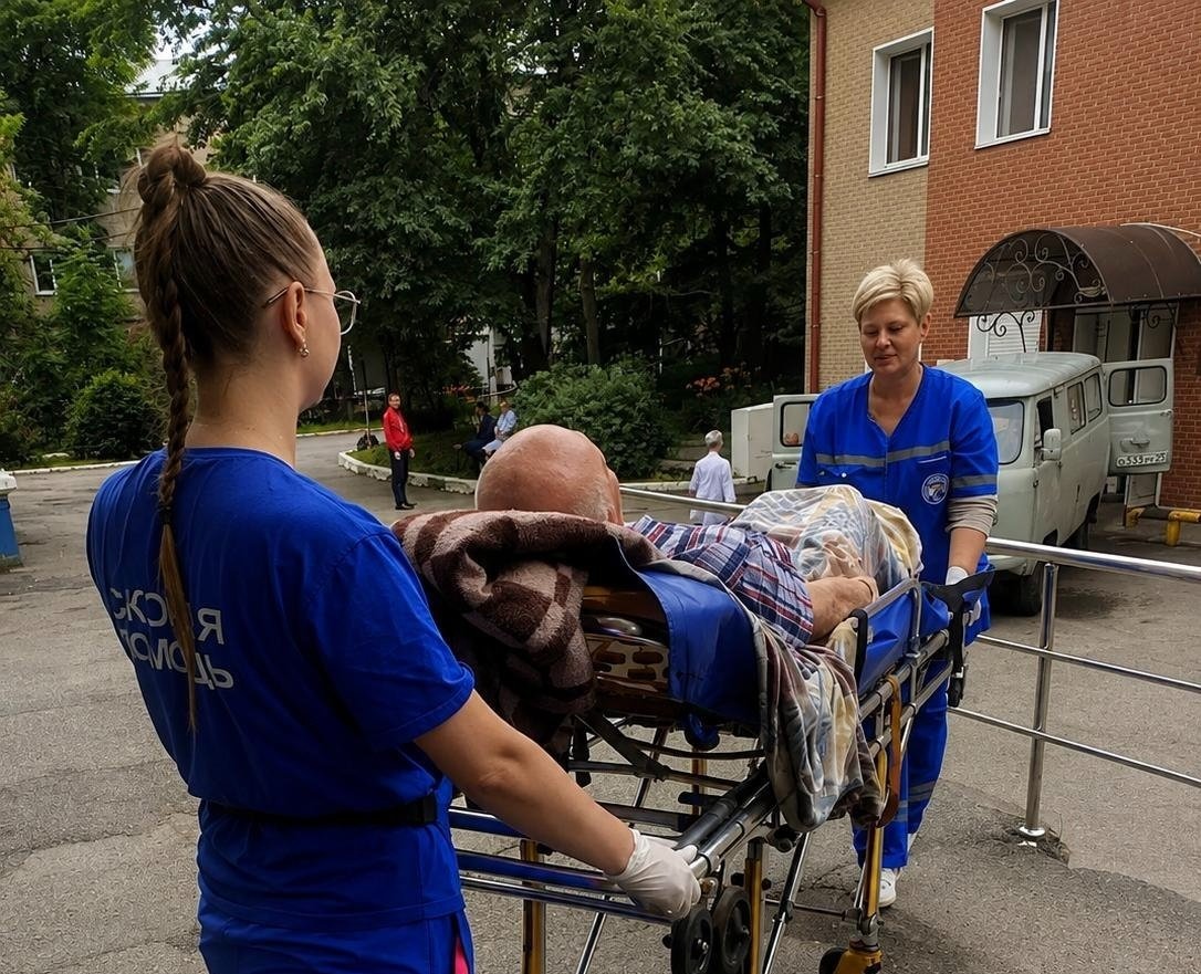 С тремя инфарктами за день справились медики &quotскорой&quot Уссурийска Минздрав Приморья в МАХ (12+)