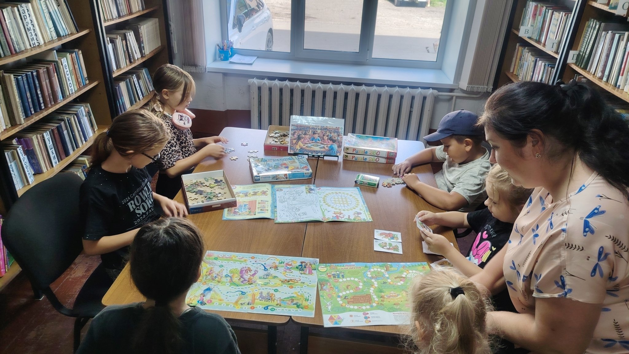 Игротека в библиотеке &quotЛюбимые герои любимых книг&quot предоставлено библиотекой № 12